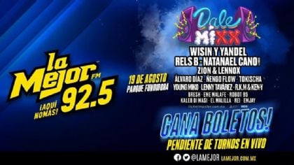 Gana boletos con La Mejor para el evento Dale Mixxx