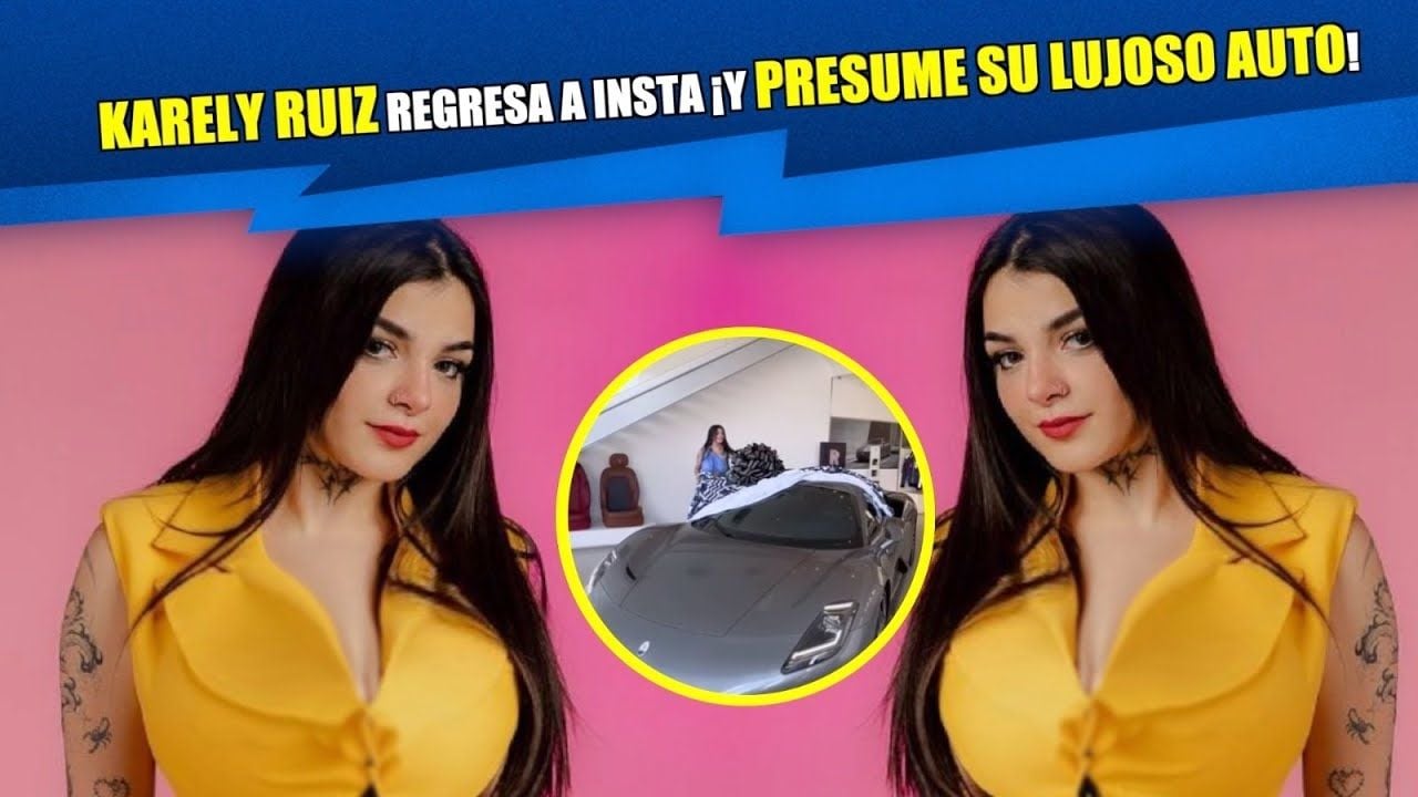 Karely Ruiz regresa a insta ¡Y presume su lujoso auto! - La Mejor