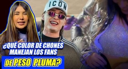 ¿Qué color de chones manejan los fans de Peso Pluma?