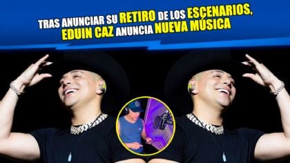 Tras anunciar su retiro de los escenarios, Eduin Caz anuncia nueva música