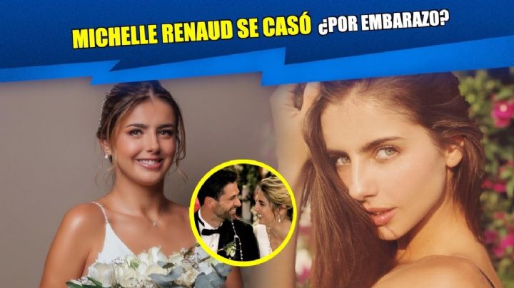 Michelle Renaud y Matías Novoa se casaron y se rumora que están esperando bebé