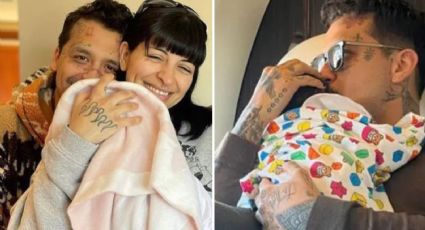 Christian Nodal comparte tierno momento junto a su bebé