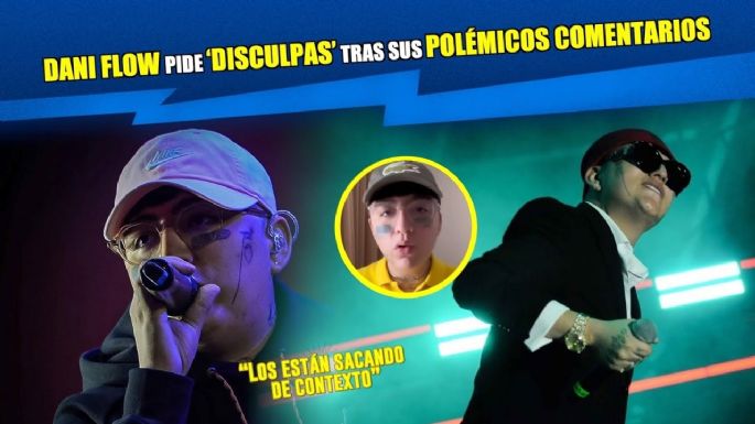 Dani Flow pide disculpas luego de sus polémicos comentarios