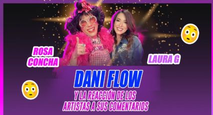 Dani Flow y la reacción de los artistas a sus comentarios