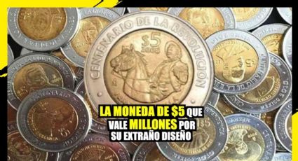 La moneda de $5 que vale millones por su extraño diseño