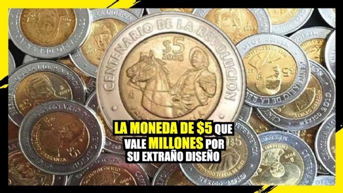 La moneda de $5 que vale millones por su extraño diseño