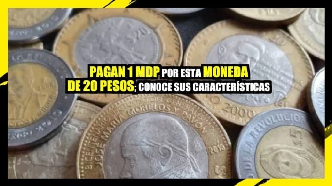 ¿Pagan un millón de pesos por esta moneda? Conoce sus características