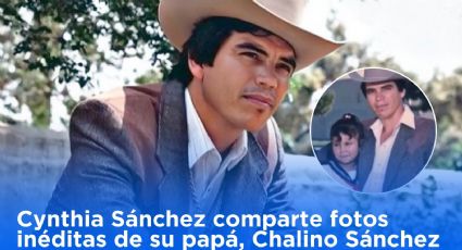 Cynthia Sánchez comparte imágenes exclusivas de su padre, Chalino Sánchez