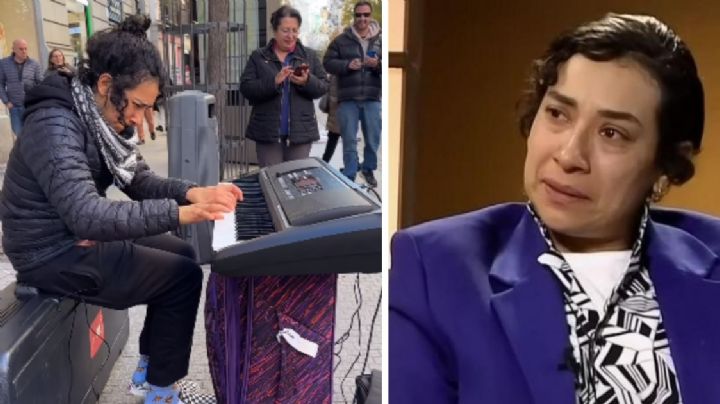 Flor Amargo improvisa concierto en las calles de la CDMX y desata burlas | VIDEO