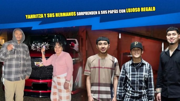 Yahritza Y Su Esencia sorprendieron a sus papás con una lujosa camioneta