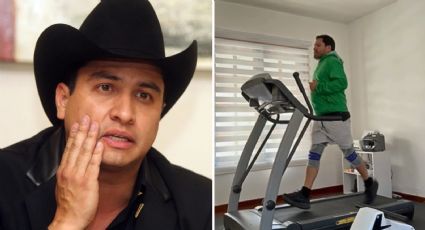 Julión Álvarez le dice adiós a su versión panchoncita con rutina de ejercicios