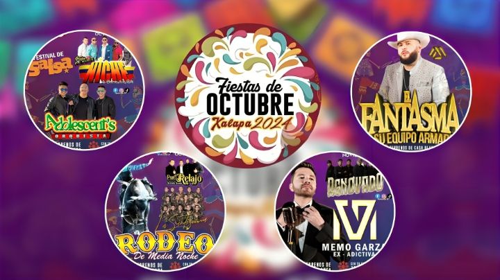 Fiestas de Octubre Xalapa 2024: Cartelera de artistas, fechas y precio de los boletos