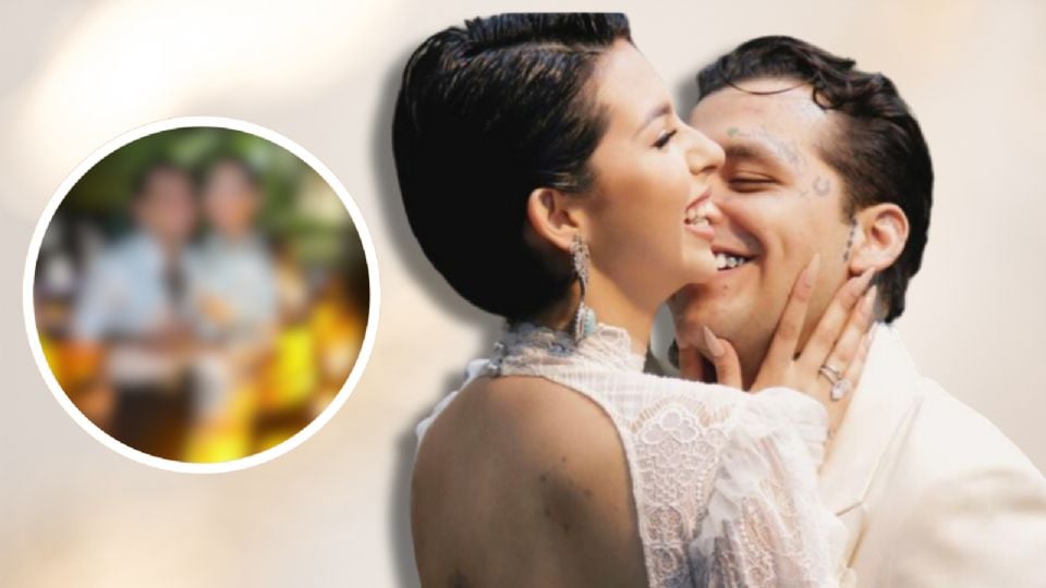 La fotografía fue compartida por una amiga de la pareja