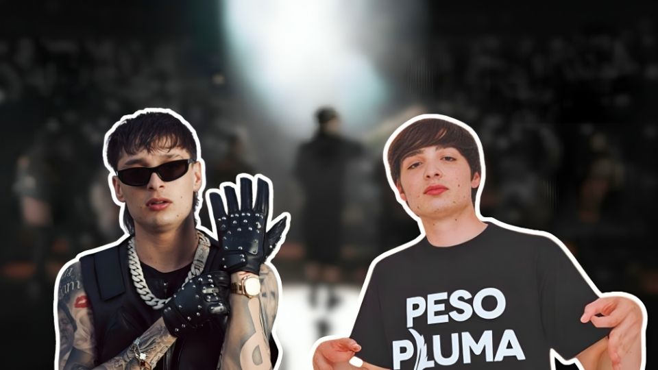 Peso Pluma tenía 21 años y aún no lucía su característico corte de cabello.