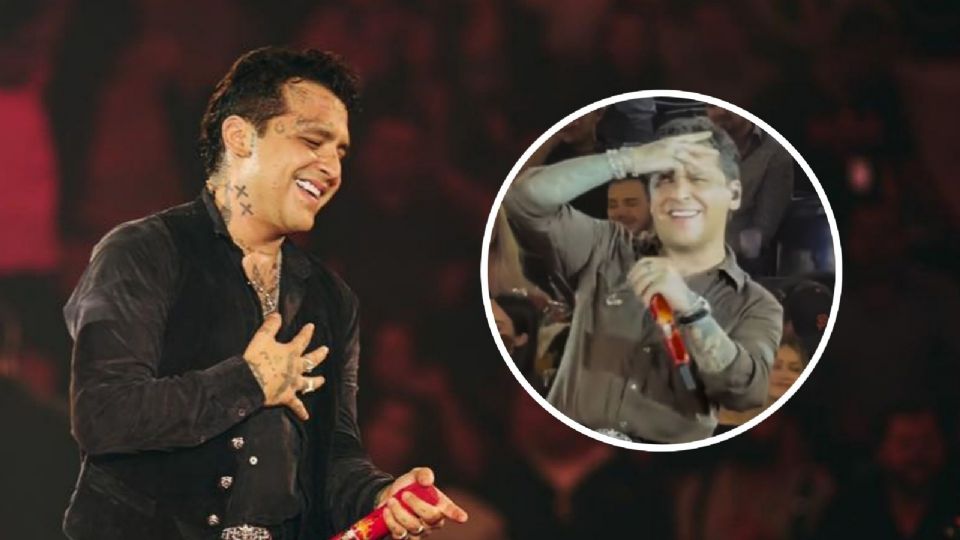 Christian Nodal desato miles de comentarios tras hacer una 'misteriosa seña' durante su concierto en el Palenque de Octubre 2024.