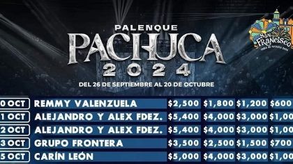 Espectacular semana en el Palenque Pachuca 2024