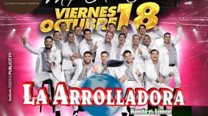 La Arrolladora dará concierto HOY 18 de octubre en CDMX: Ubicación, precio de los boletos y más detalles