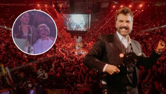 ¡A dueto! Así le cantaron Alejandro Fernández y su hijo a Doña Cuquita en las Fiestas de Octubre 2024