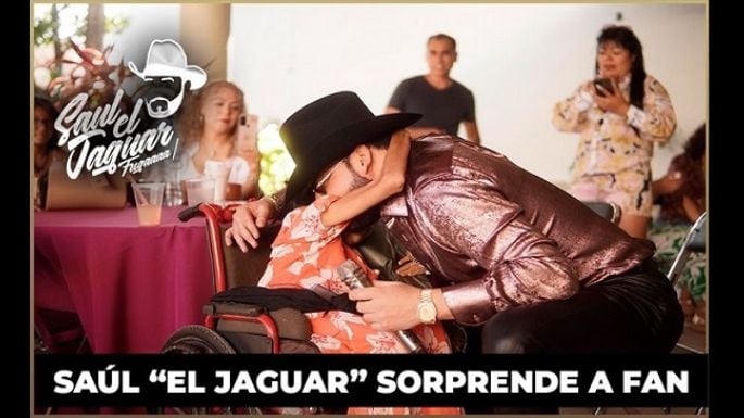 Saúl “El Jaguar” sorprende a fan