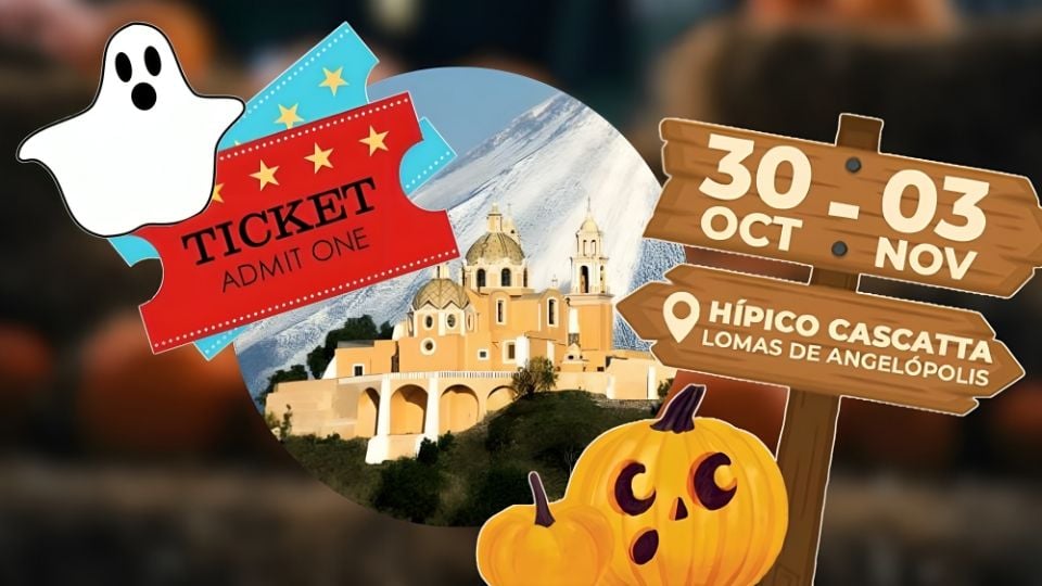 La Pumpkin Zone Puebla se llevará a cabo del miércoles 30 de octubre al domingo 3 de noviembre.