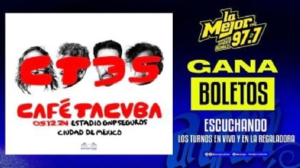 Gana boletos con La Mejor FM para ver a Cafe Tacvba