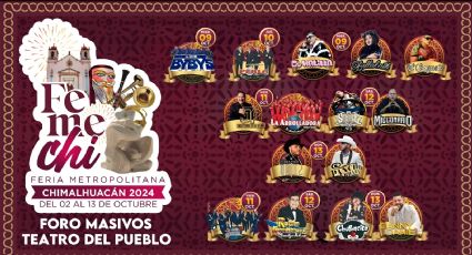 Feria de Chimalhuacán 2024: Artistas y actividades del 9 al 13 de octubre en el Teatro del Pueblo y Foro Masivo