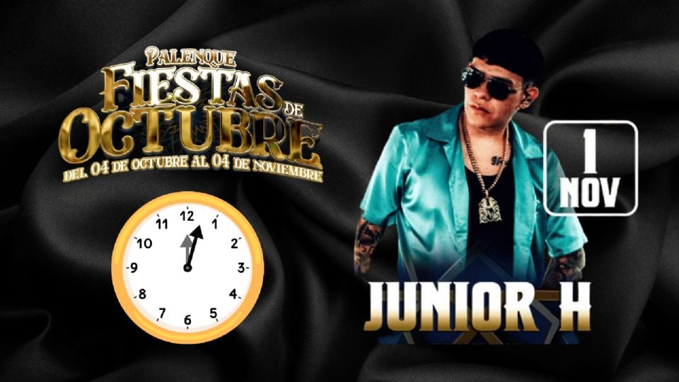 Junior H se presentará HOY en el Palenque de las Fiestas de Octubre