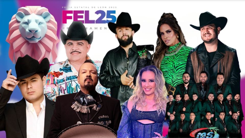 Estos son algunos de los artistas confirmados para el Palenque de la Feria Estatal León 2025