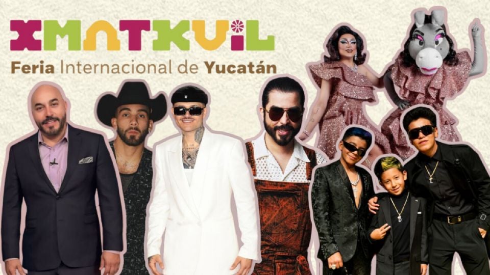 Estos son los artistas que se presentarán esta semana en la Feria Xmatkuil Yucatán 2024