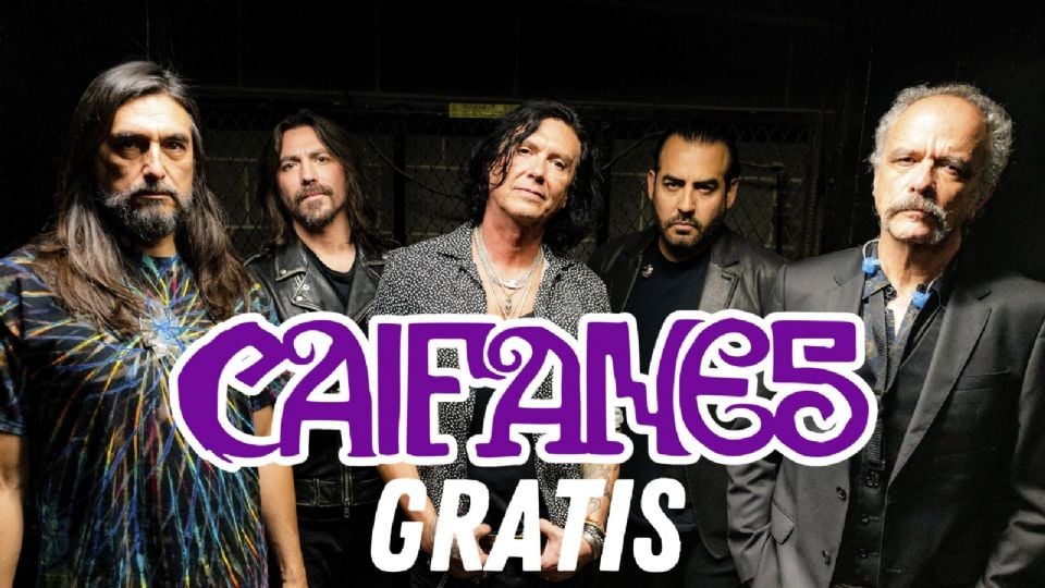 Conoce la próxima presentación gratis de Caifanes.