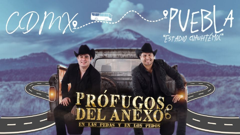 Todo lo que debes saber para viajar de CDMX a Puebla para el concierto de Prófugos del Anexo