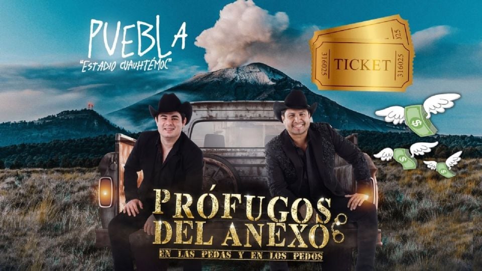 Prófugos del Anexo en Puebla precio oficial de los boletos