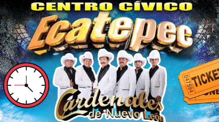 ¿A qué hora inicia el concierto de Los Cardenales de Nuevo León HOY en Ecatepec, EDOMEX?