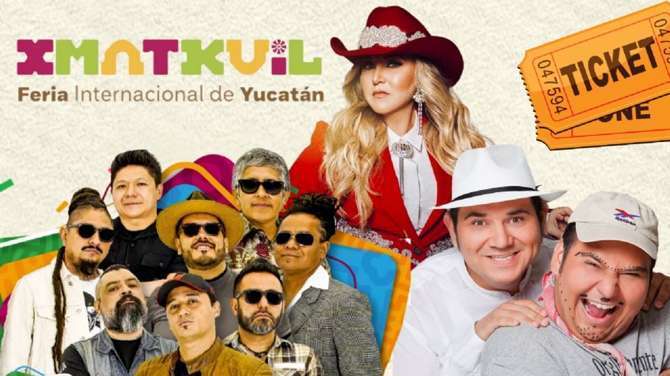 Estos son los artistas que se presentarán HOY en la Feria Xmatkuil Yucatán 2024