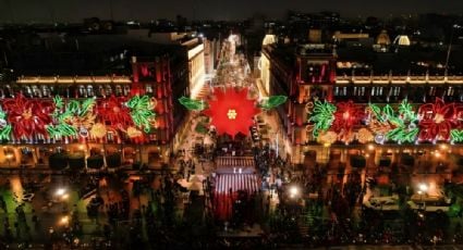 ¿Cuándo encenderán las luces navideñas en el Zócalo de la CDMX?