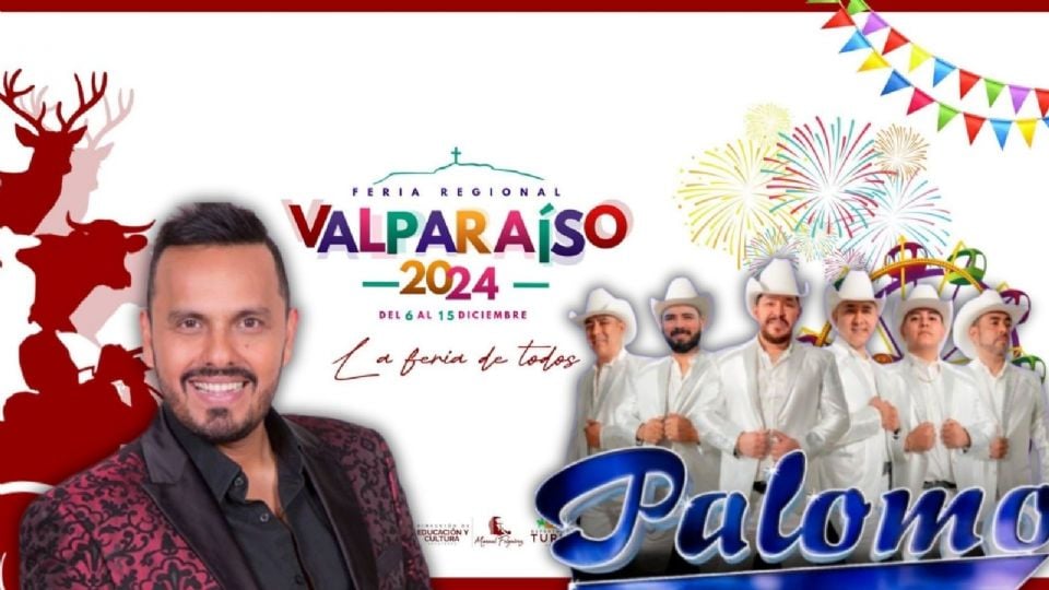 Cartel de artistas para a Feria Regional de Valparaíso 2024