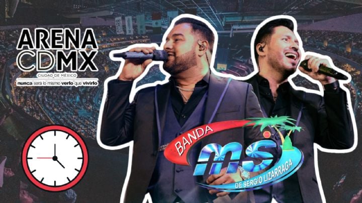 ¿A qué hora empieza el concierto de Banda MS HOY 20 de diciembre en la Arena CDMX?