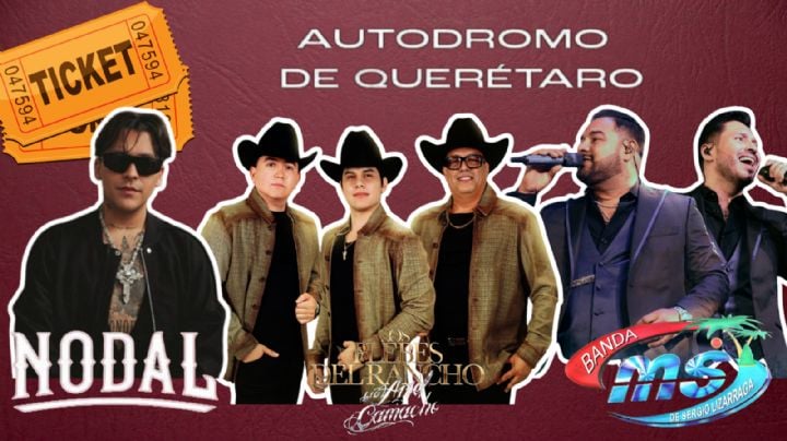 Christian Nodal, Banda MS y Los Plebes del Rancho en el Autódromo de  Querétaro: Lista completa de zonas y precios para su concierto del 2025