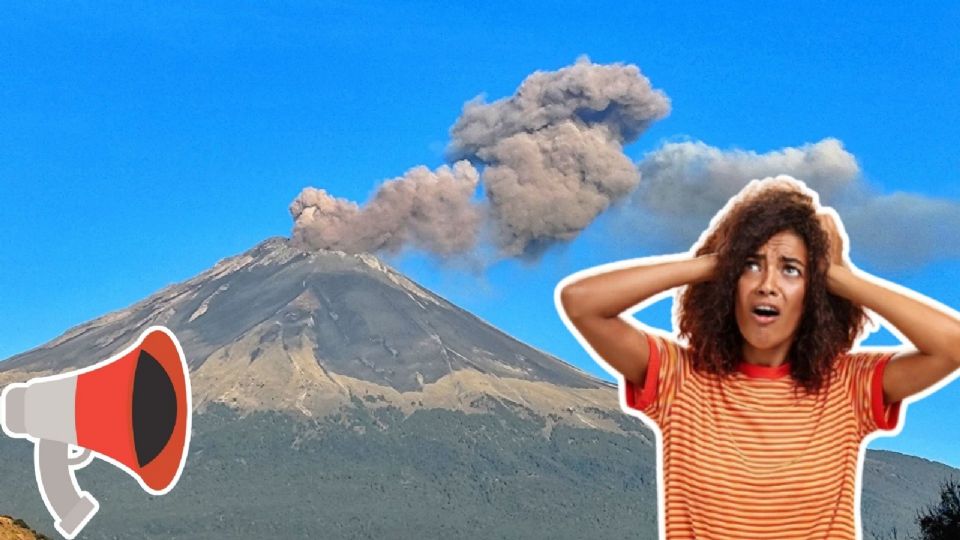 Registran actividad volcánica del Popocatépetl