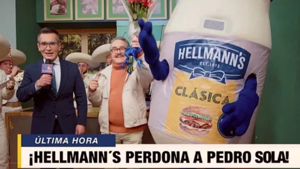 Pedrito Sola repite comercial de mayonesa