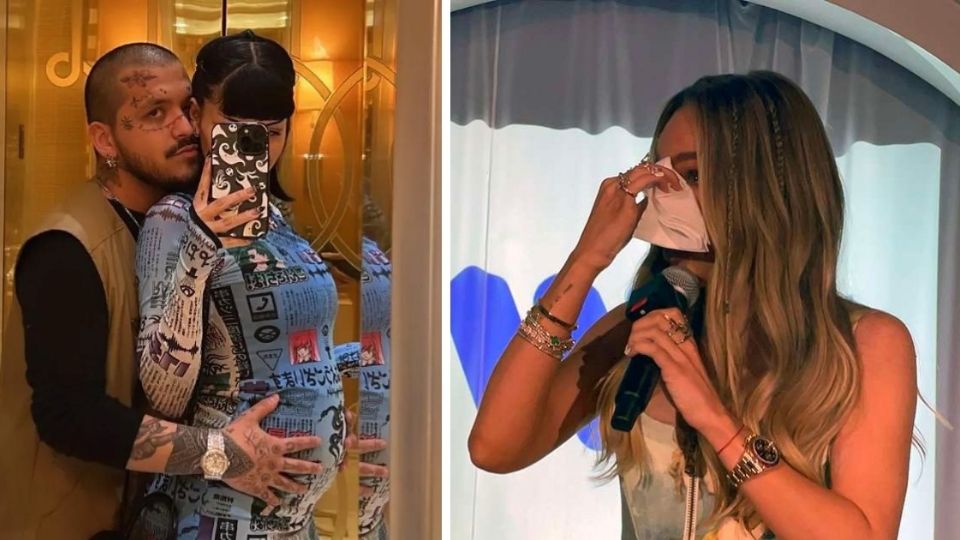 Belinda llornado por no tener un hijo con Nodal