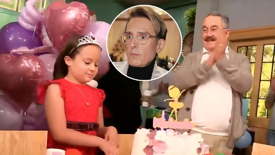 Festejo del cumpleaños de la hija de Daniel Bisogno en Ventaneando