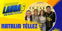 Natalia Téllez en En Cabina con Laura G . Natalia Téllez en En Cabina con Laura G 

