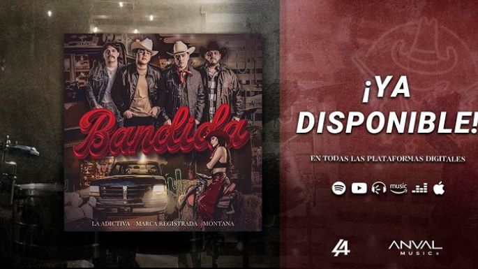 Una “Bandida” une a La Adictiva, Marca Registrada y Montana