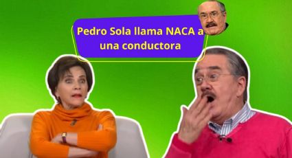 Pedro Sola llama "naca" a compañera en pleno programa | VIDEO