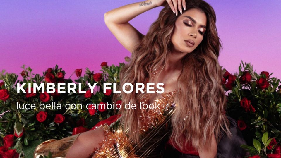 Kimberly Flores se muestra sin extensiones