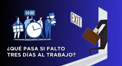 ¿Qué pasa si falto tres días al trabajo? Esto dice la LFT sobre un despido por faltas