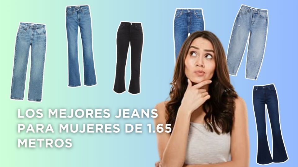 Jeans para mujeres que miden menos de 1.65 metros