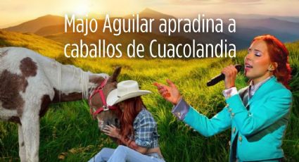 Majo Aguilar prepara testamento; uno de sus herederos es un caballo
