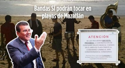 Bandas podrán tocar en playas de Mazatlán SOLO con autorización del Ayuntamiento